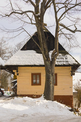 ancient rural village Vlkolinec, Slovakia
