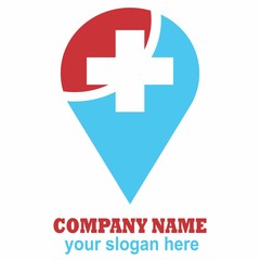 Medical, Cross, Hospital, First aid, Pharmacy, Emergency, Health, Healthy, Medicine, Plus, Heart, Icon, Symbol, Aid, White, Doctor, Isolated, Blue, Illustration, Stock, Logo, Design, Vector, Templates