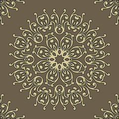 Vintage retro ceramic tile pattern. Vector tile Pattern. Antique retro ceramic tile patter can be used for wallpaper, background, surface textures.