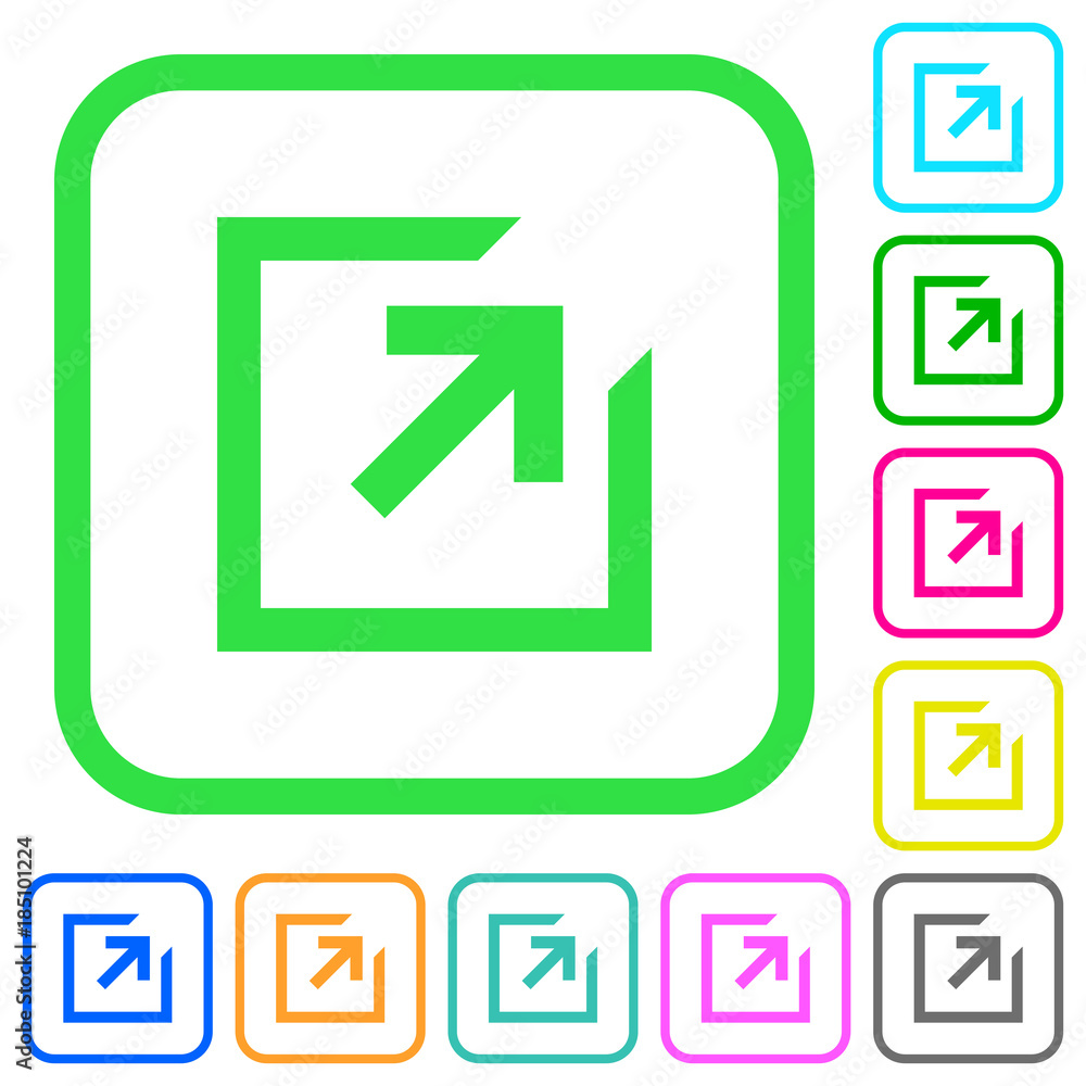 Poster export with inner arrow vivid colored flat icons icons