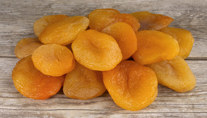 Delicious dried apricots, food