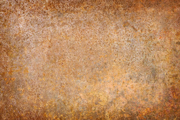 Rusty Metal Background, Old Grunge Rust Wall Texture