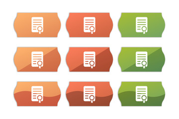 Sticker Set - Etikett Preisschild - Diplom