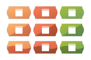 Sticker Set - Etikett Preisschild - Notizbuch