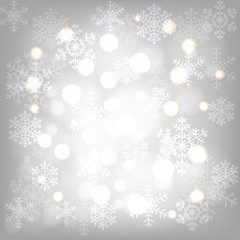 glowing snowflakes