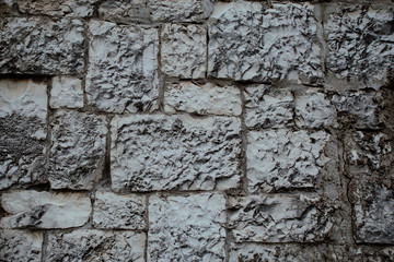 texture old white stone laying close up