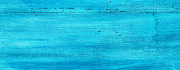Blue turquoise green painted wood background texture