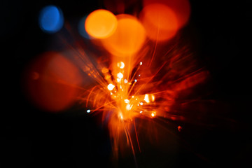 Light explosion background