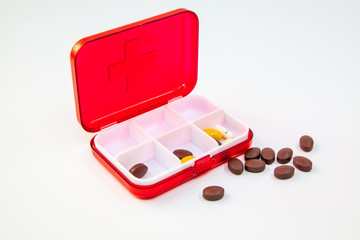 medicine , isolated on white background,cut out