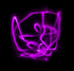 Overlay light, an abstract pattern on a dark background