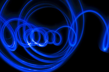 Overlay light, an abstract pattern on a dark background