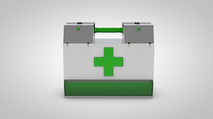 Obraz premium 3d model medkit