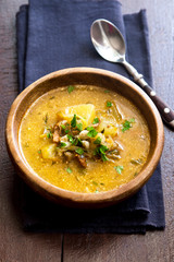 fresh homemade soup