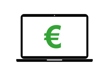 Laptop - Euro Zeichen