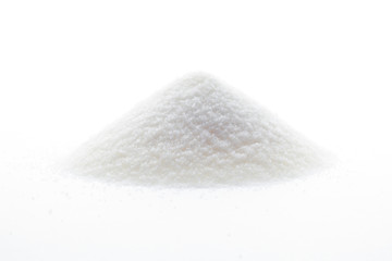 Fototapeta mountain of sugar on white background obraz