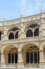 Fototapeta na wymiar Jeronimos monastery in Lisbon, Portugal