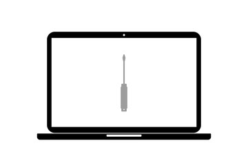 Laptop - Schraubendreher