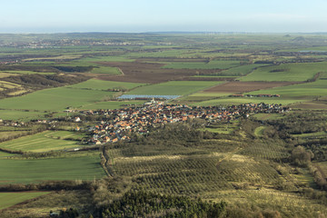 Fototapeta na wymiar village of Steinthalleben