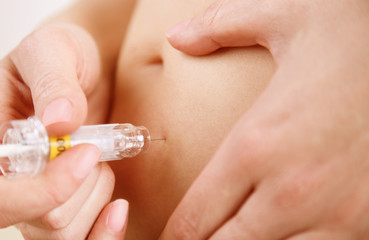 Abdominal injection