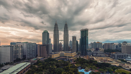 Naklejka na ściany i meble Kuala Lumpur in Malaysia