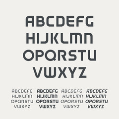 Sport uppercase alphabet. Futuristic technology font. Modern monogram template. Minimalistic vector design typeface. Logo template set. The first letter of the title. © artyway