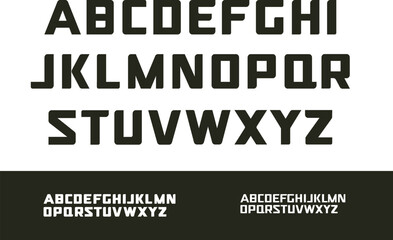 Digital uppercase alphabet. Futuristic technology font. Modern monogram template. Minimalistic vector design typeface. Logo template set. The first letter of the title.