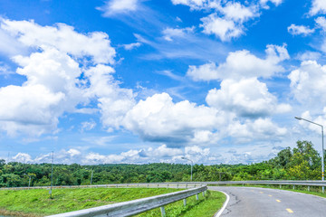Roads in Thailand, the day the sky was bright