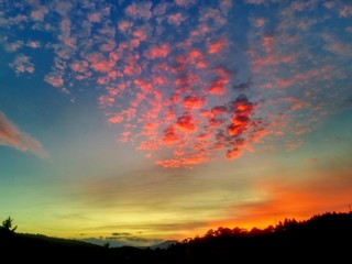 Fototapeta na wymiar Clouds sunset