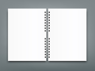 Blank Square notebook calendar mockup cover template