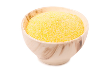 Corn cereal millet isolated