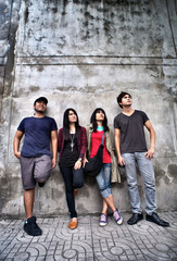 Group of Young Asian People