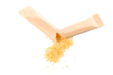 Stick of brown cane sugar