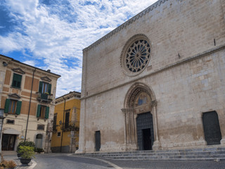 Fototapeta na wymiar Sulmona (Abruzzi, Italy), Santa Maria della Tomba church