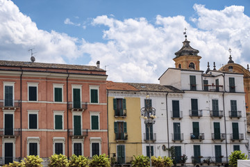 Obraz premium Sulmona (Abruzzi, Italy), historic palace