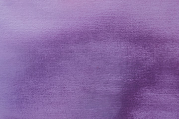 Fototapeta premium violet watercolor painted texture background on paper