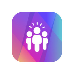 Multi-Color App Button