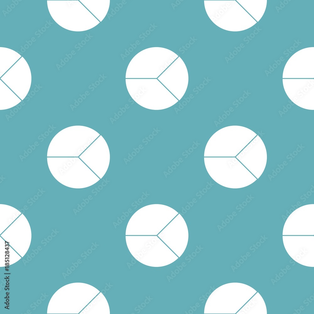Poster circle graph icon. simple illustration of circle graph vector icon for any web design
