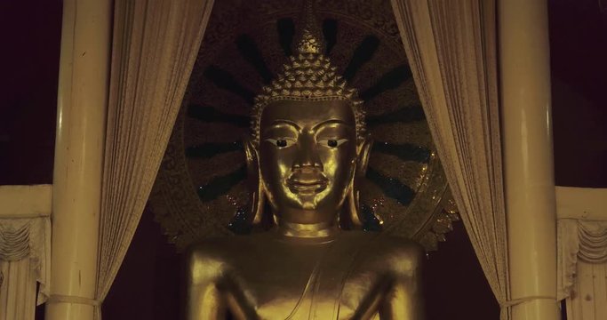 CHIANG MAI, THAILAND, MARCH 2017: Buddah in Temple, Chinag Mai