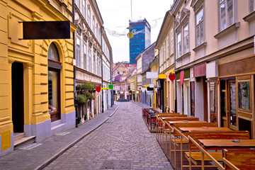 Zagreb Radiceva street advent view