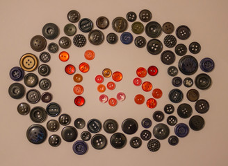 Buttons for clothes.