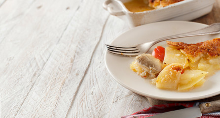 Codfish with potatoes