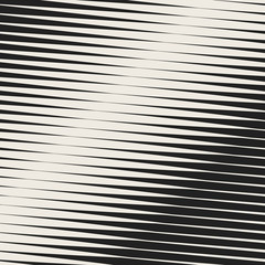 Fototapeta premium Halftone texture from black lines with different width and shape