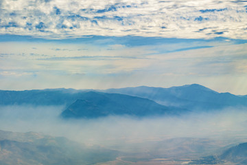 Andes Mountains Aerial View, Chile
