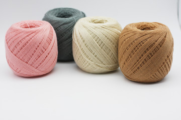 Colorful thread. yarns are available in many color.