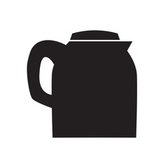 tea or coffee pot icon- vector illustration