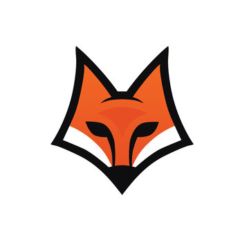 Fox head icon. Logo for your project. Vector illustration.