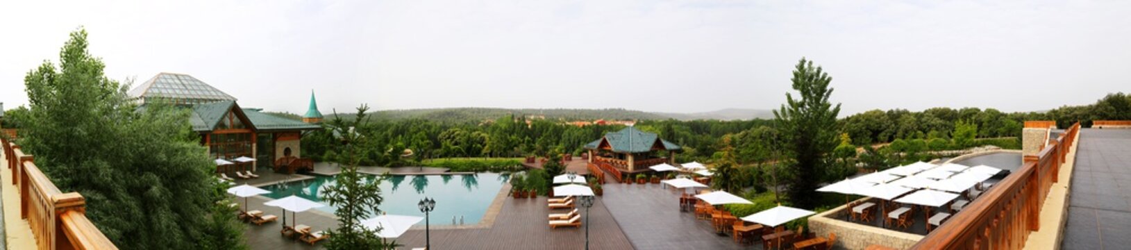 Panoramic mountain landscape. Travel, Tourism and Vacations Concept. ifrane morocco. maroc
