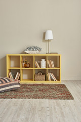 room and bookshelf decorative style