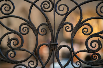 Decorative Metal Gate Texture