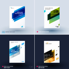 Abstract design of business vector template, brochure